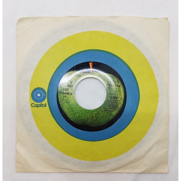 Billy Preston That’s the Way God Planned It 45 RPM Apple 7" Rock Vinyl - Picture 2 of 4